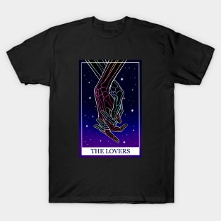 Modern Tarot card The Lovers T-Shirt